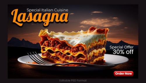 Lasagna Flayer Design