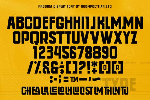 Deeezy - Prodiga Font Display