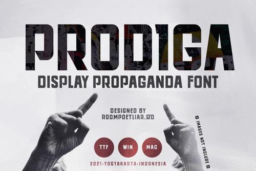 Deeezy - Prodiga Font Display