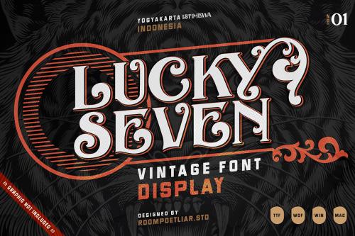 Deeezy - Lucky Seven Vintage Font