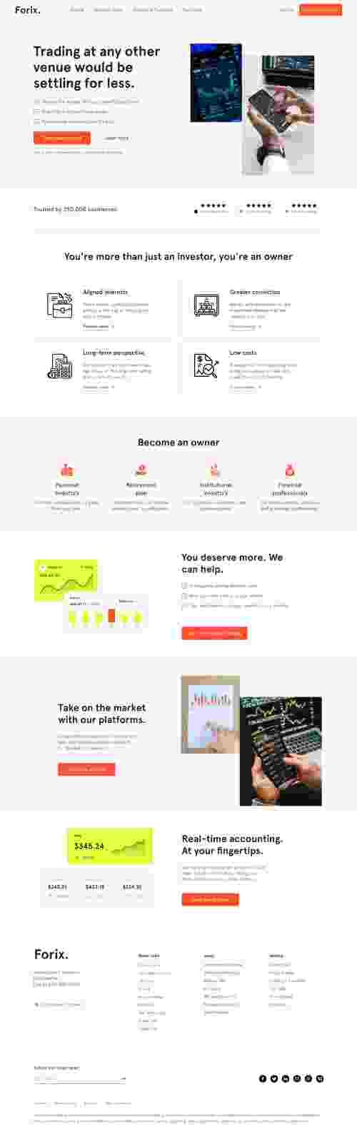 UIHut - Trade Website Template Forix - 20679