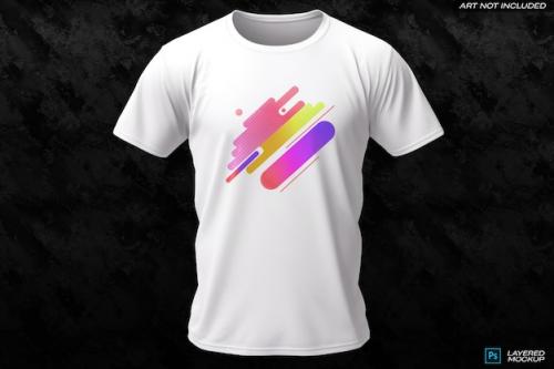 Dynamic Threads Sport Tshirt Mockup Psd Template For Athletes And Teams