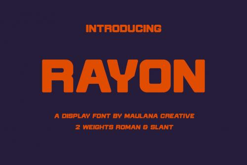 Deeezy - Rayon Display Font