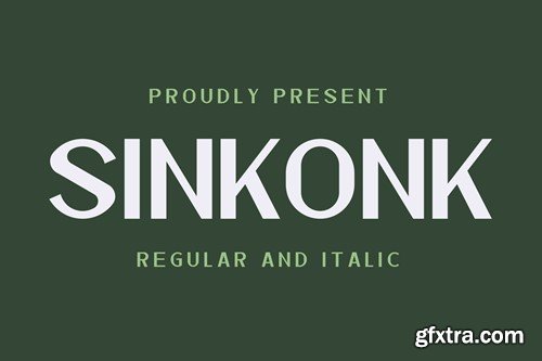 Sinkonk San Serif Font XWGVB2B