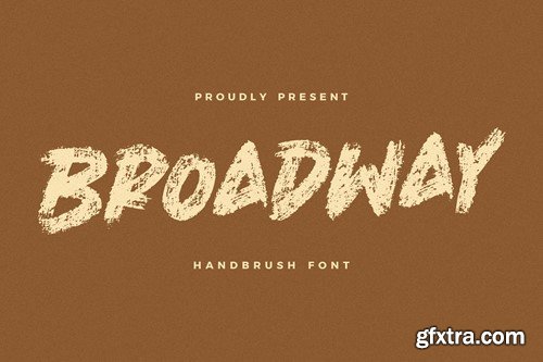 Broadway Handbrush Font 92W8AZ4