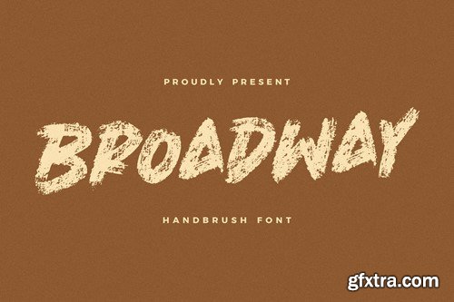 Broadway Handbrush Font 92W8AZ4