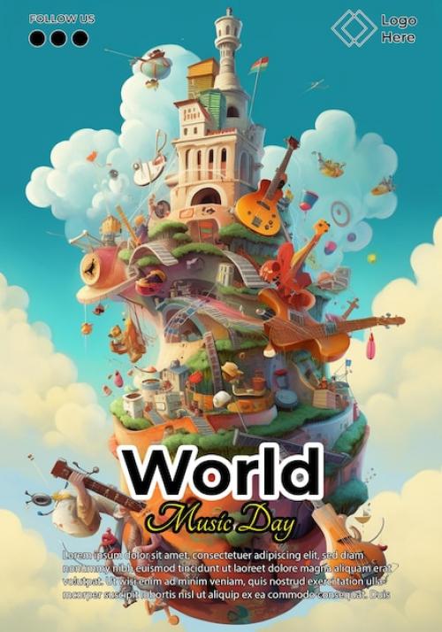 World Music Day Posterv