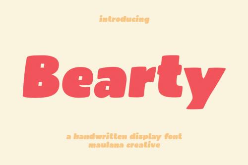 Deeezy - Bearty Handwritten Display Font