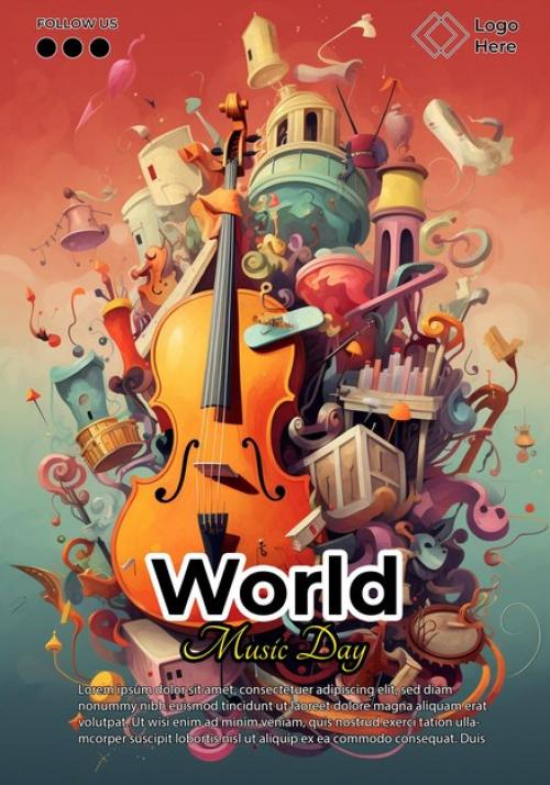 World Music Day Posterv