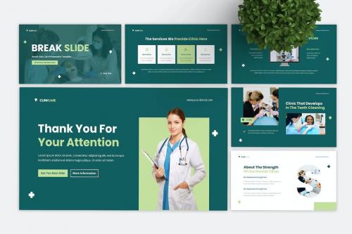 Clinicare Powerpoint Template