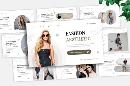 Fashion Aesthetic Powerpoint Template