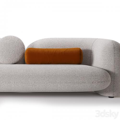 Contemporary Three Seater Sofa by Hessentia