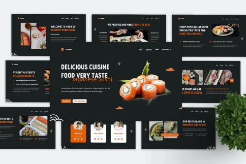 Sushini Powerpoint Template