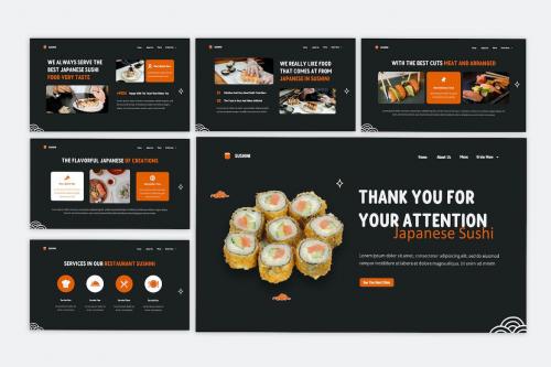 Sushini Powerpoint Template