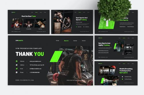 Gym Powerpoint Template