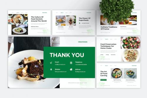 Creafoodie Powerpoint Template