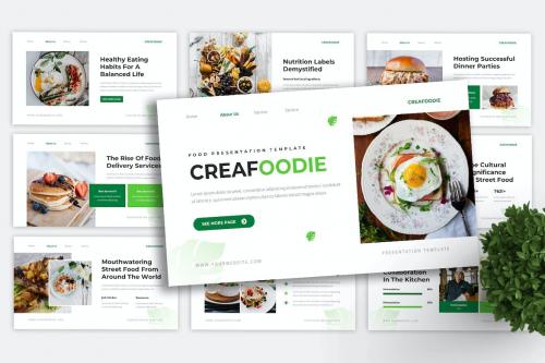 Creafoodie Powerpoint Template