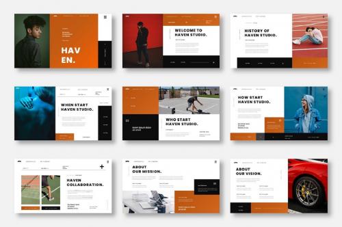 Haven – Business PowerPoint Template