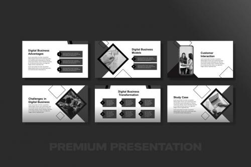 Monochrome Minimalist Business Presentation