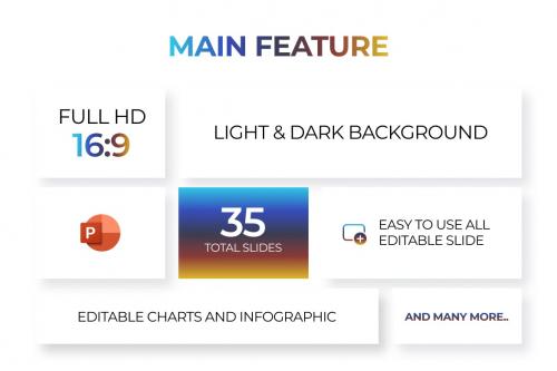 Puzzle Infographic PowerPoint Template