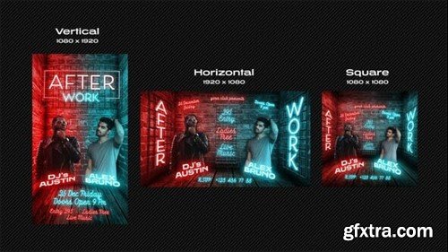 Videohive 3D Neon Instagram Stories 49858866