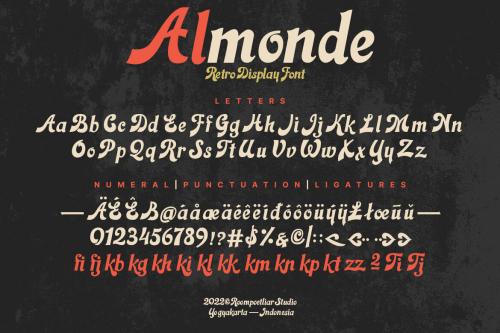 Deeezy - Almonde Retro Font