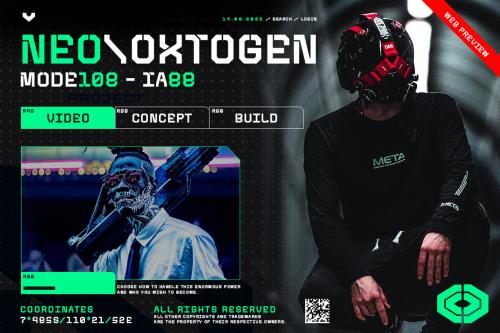 Deeezy - Neo-Oxtogen 108 Display Font