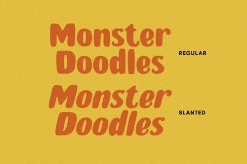 Deeezy - Monster Doodles - Handdrawn Font