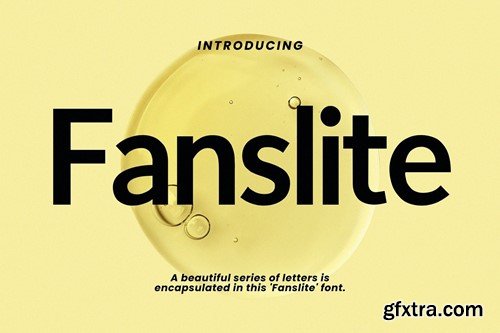 Fanslite Modern Sans Serif Font Typeface XDPNWKP