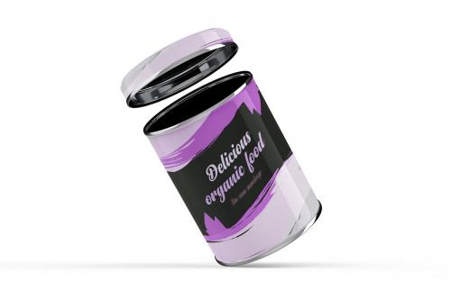 Deeezy - Aluminum tin can mockup