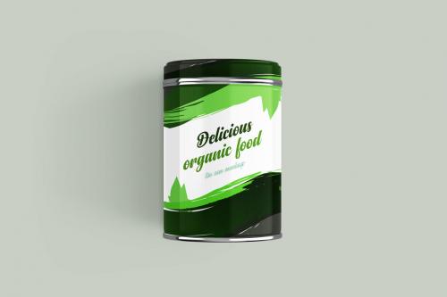 Deeezy - Aluminum tin can mockup