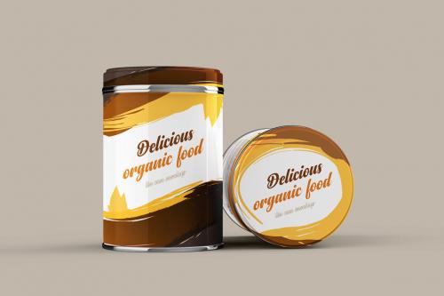 Deeezy - Aluminum tin can mockup