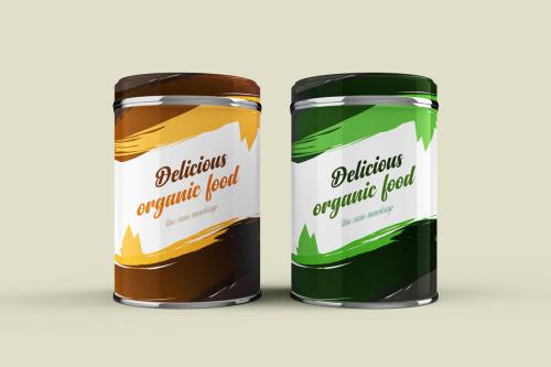 Deeezy - Aluminum tin can mockup