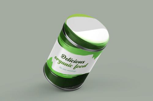 Deeezy - Aluminum tin can mockup