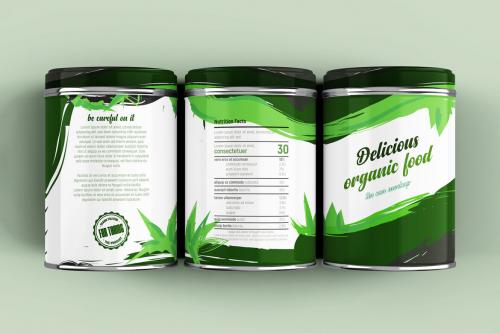 Deeezy - Aluminum tin can mockup