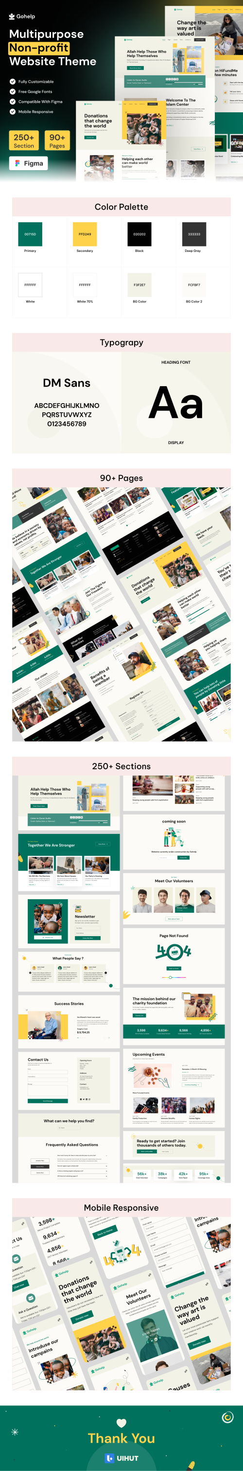 UIHut - Multipurpose Non-profit Website Theme - 25180