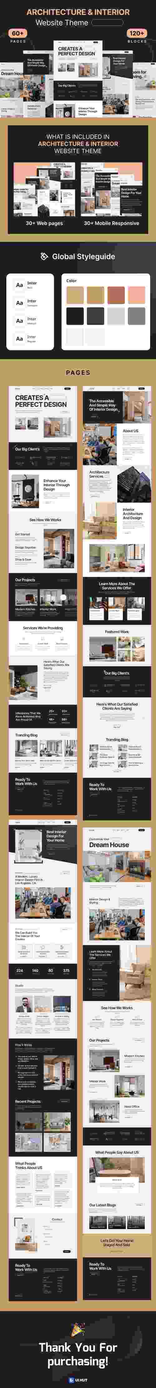 UIHut - Architecture & Interior design theme - 25184