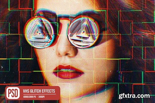 Vhs Glitch Photo Effects Q94DXSC