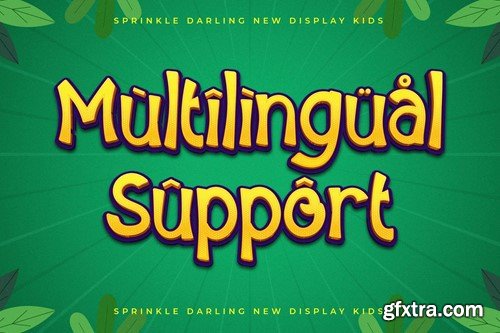 Sprinkle Darling New Display Font EK9HVEJ