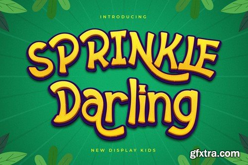 Sprinkle Darling New Display Font EK9HVEJ