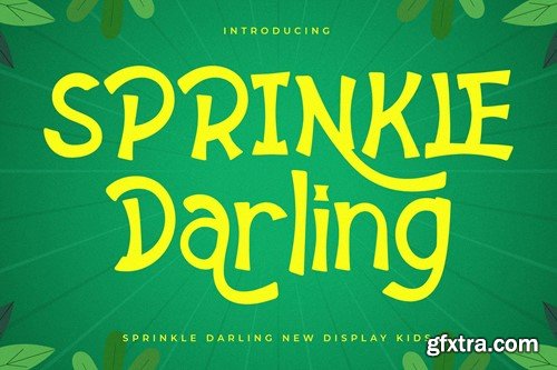 Sprinkle Darling New Display Font EK9HVEJ