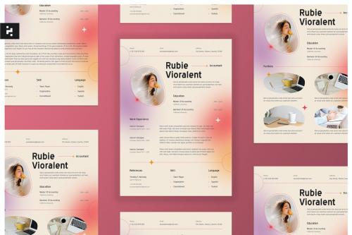 Modern Gradient CV Resume