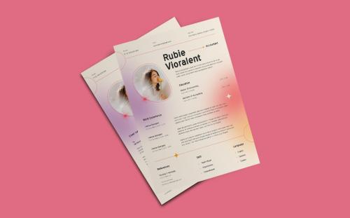 Modern Gradient CV Resume