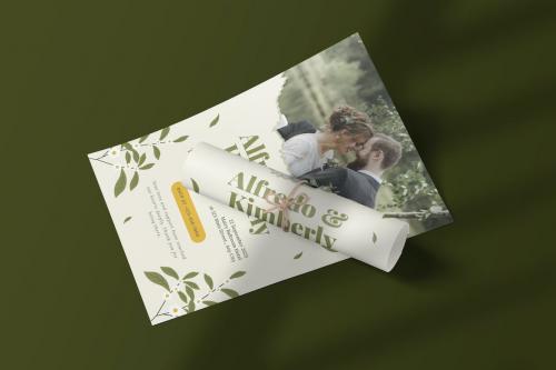 Leaf Wedding Invitation