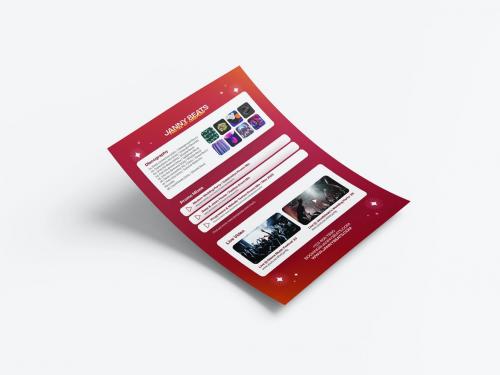 Event DJ & MC Press Kit and Resume Template