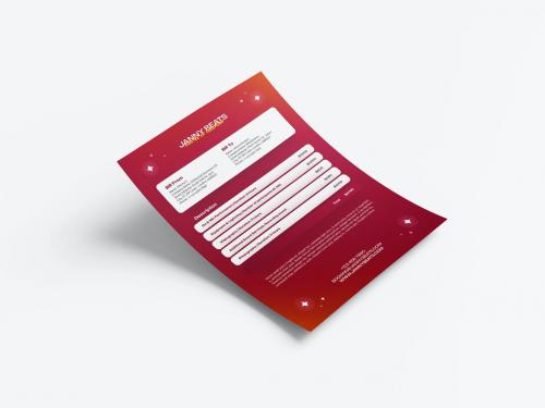 Event DJ & MC Press Kit and Resume Template