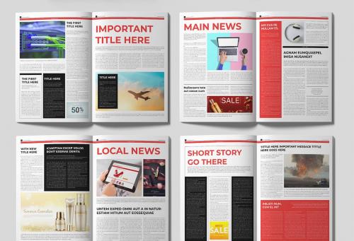 Digital Newspaper Design Template