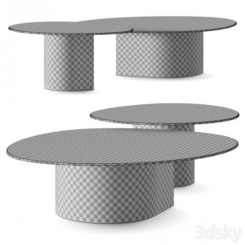 Al2 Dakry Fusion Glass Coffee Tables