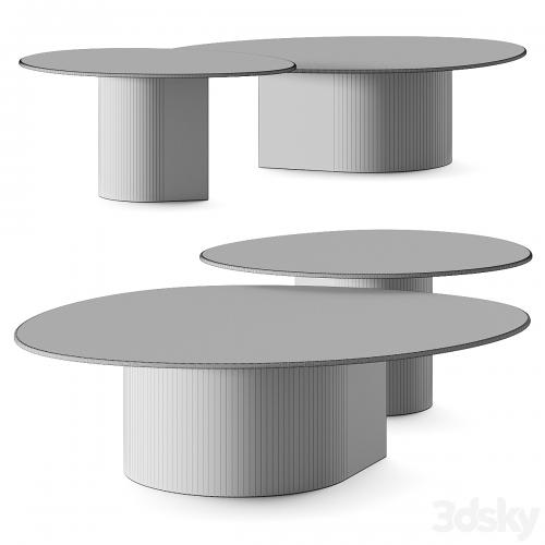 Al2 Dakry Fusion Glass Coffee Tables