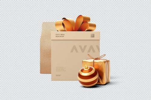 Gift Box Mockup